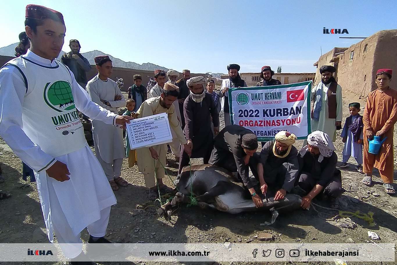 Charitable foundations distribute sacrificial meat to 45,000 families in Afghanistan
